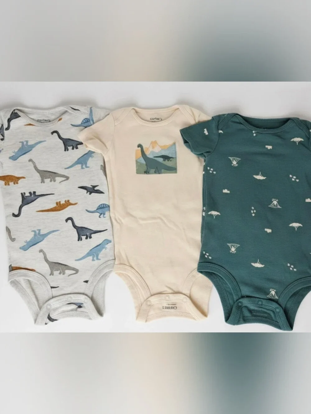 Carter's Dinosaur 3-Pack Bodysuits 18 Months